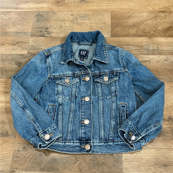 GAP Kids Classic Blue Jean Jacket - Picture 1 of 3